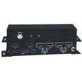 2-Port Dual Monitor 4K DisplayPort USB KVM Switch with Built-In USB 3.2 Hub