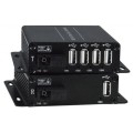 USB 2.0 Extender via Fiber Optic Cable, 4-Port