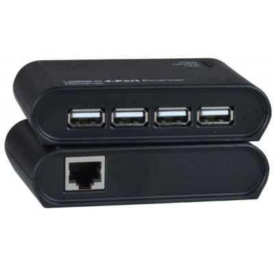 NTI Adds a 4-Port USB 2.0 Extender via CATx to Its Product Line NTI Adds a 4-Port USB 2.0 Extender via CATx to Its Product Line