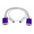 VGA USB KVM Extension Cable, Male-to-Female