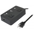 Low-Cost 2-Port Remote Power Reboot Switch with NEMA 5-15R Outlets