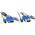 3-in-1 VGA PS/2 KVM cable.