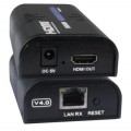 Low-Cost HDMI Over Gigabit IP Network Range Extender (Next-Generation Model) - Transmitter & Receiver Set