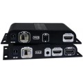 Low-Cost HDMI Extender Over IP via One LC Singlemode/Multimode Fiber Optic Cable