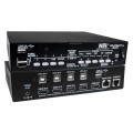 4K 18Gbps HDMI Quad Screen Splitter/Multiviewer with Built-In USB KVM Switch