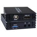 3G-SDI to USB 3.0 Video Capture with HDMI Loopout
