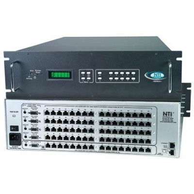 NTI Introduces Audio/Video Matrix Switch via CAT5 to 1,000 Feet: 16x16 to 16x64 NTI Introduces Audio/Video Matrix Switch via CAT5 to 1,000 Feet: 16x16 to 16x64