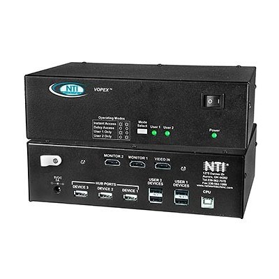 NTI Introduces 2- and 4-Port VOPEX® HDMI/DVI USB KVM Splitters