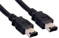 1394 FireWire Cable 6-pin (male) to 6-pin (male)