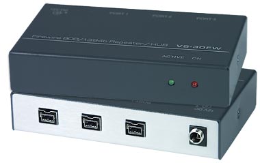 IEEE 1394b FireWire Hub/Repeater