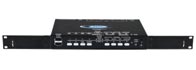 SPLITMUX-4K-4RT-R - 1RU Rackmount with the front panel buttons facing the front.