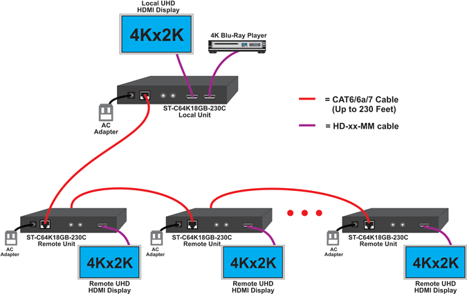 Point-to-Many Connection