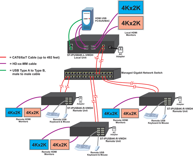 Point-to-Many Connection