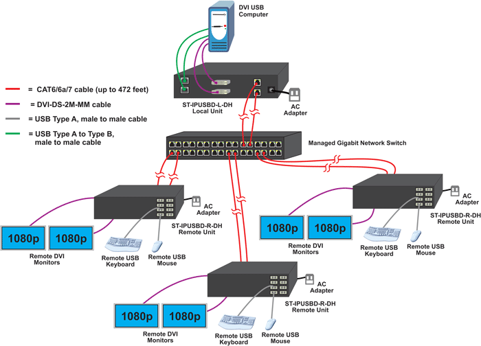 Point-to-Many Connection