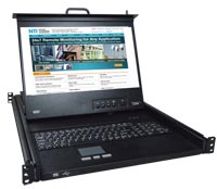 Rackmount 4K KVM Drawer with 4K 18Gbps HDMI USB KVM Switch