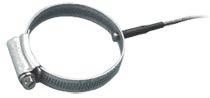 Pipe 100 Ohm RTD Sensor with Adjustable Ring, -58°F to +540°F