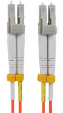 LC-LC Duplex Multimode Fiber Patch Cables, 62.5-Micron