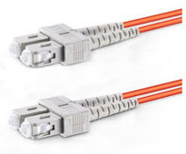 SC-SC Duplex Multimode Fiber Patch Cables, 62.5-Micron