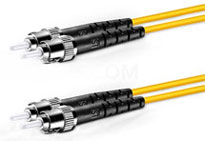 ST-ST Duplex Multimode Fiber Patch Cables, 50-Micron
