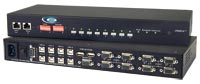 USB KVM Switch with RS232 and Audio Option