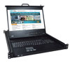 Rackmount 4K KVM Drawer with 4K 18Gbps HDMI USB KVM Switch