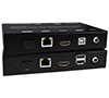 4K 10.2Gbps HDMI USB KVM Extender Over IP via CATx Cable with POE & Video Wall Support