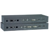 DVI USB KVM Extender with Audo and RS232 via Two Singlemode/Multimode Fiber Optic Cables