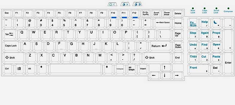 Premium AI Image | A drawing of a computer keyboard with a white background  generative ai