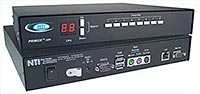 Control up to 64 computers with CAT5 KVM Switch