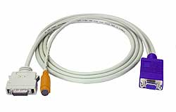 SMTINT-xx-MM interface cable connects SUN computer to NTI high density KVM switch