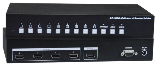 Low-Cost HDMI Quad Screen Splitter/Multiviewer