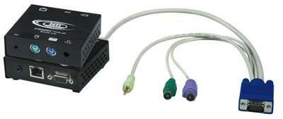 PS/2 KVM Extender via CAT5 extend to 300 feet