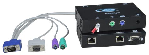 Hi-Res PS/2 KVM Extender via CAT5 up to 1,000 Feet