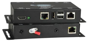 Ledningsevne samarbejde kalv HDMI Extender USB KVM HDBaseT IR RS232 Over Single CAT5 1080p HDTV