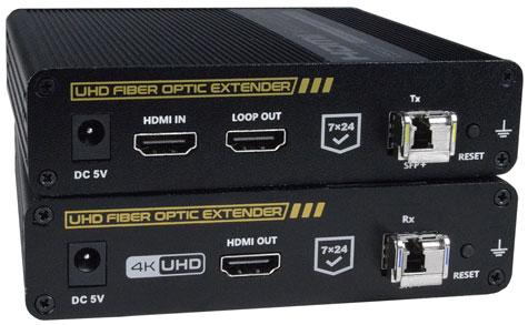 Émetteur 1 x HDMI via fibre optique LC - 4K 4:2:0 60Hz