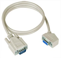 45 Degree Angled Connector VGA Monitor Cable (Male-to-Female)