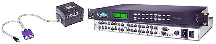 VEEMUX SM-16x16-C5AV-LCD, I[fBI/rfI }gbNXXCb`iCAT5P[ugpj
